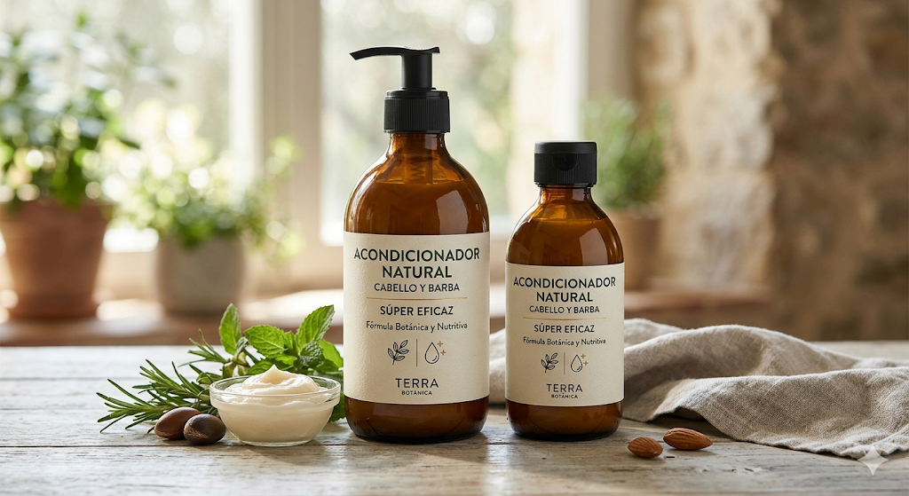 Acondicionador para el cabello y barba