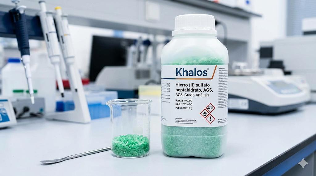 Sulfato de hierro heptahidrato