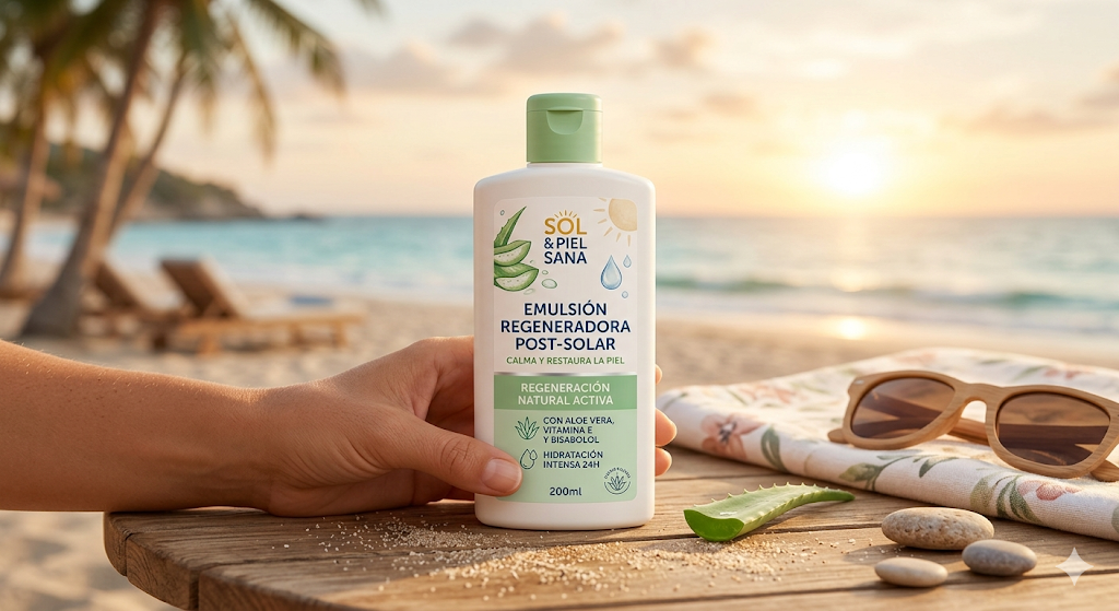 Aftersun emulsion regenerante